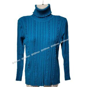 Blue Turtleneck - NWOT